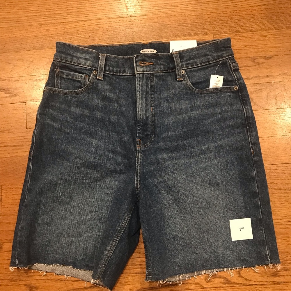 Old navy denim shorts.